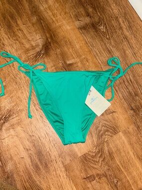 NWT O'Neill Women's Teal Tie-Side Bikini Bottoms